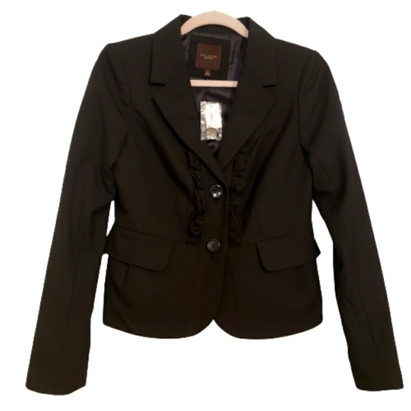 The Limited Collection Long Sleeve Black Blazer Jacket with button front size S - Picture 1 of 11